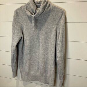 LL Bean Womens Funnel Neck Cashmere Sweater Size Large
